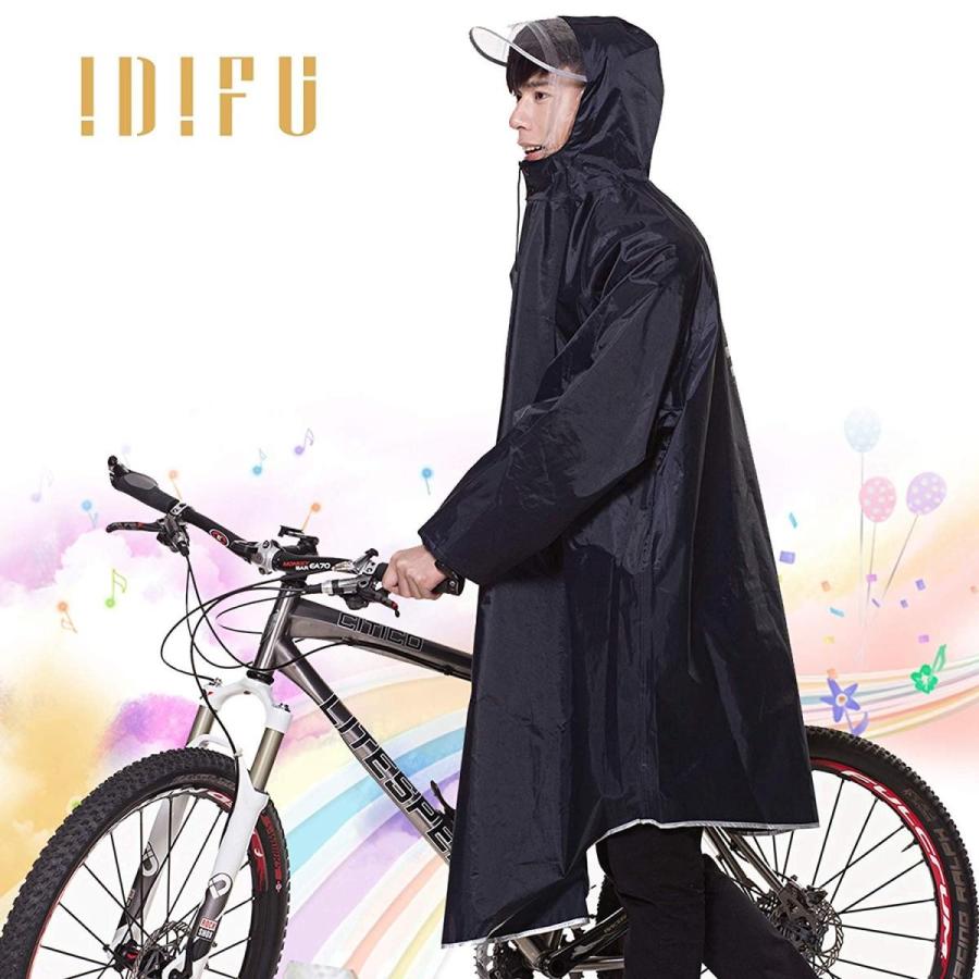 50 Off Idifu レディース メンズ おしゃれ 完全防水 快適 軽量 自転車 リュック 対応 通勤 レインコート ネイビー Xxxl 格安即決 Zoetalentsolutions Com