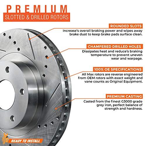 【〜6/6まで出品】 【リア】 カーボンセラミックパッド付Max Brakes Premium XDSローターKT 072632 【1058373048】(36972円)