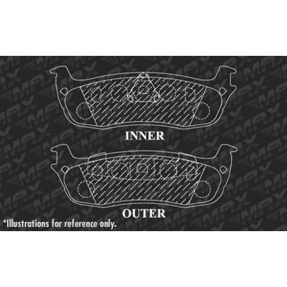 【〜6/6まで出品】 【リア】 カーボンセラミックパッド付Max Brakes Premium XDSローターKT 072632 【1058373048】(36972円)