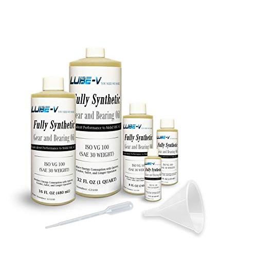 LubeV Full Synthetic ISO 100 Gear Bearing Oil Mobil