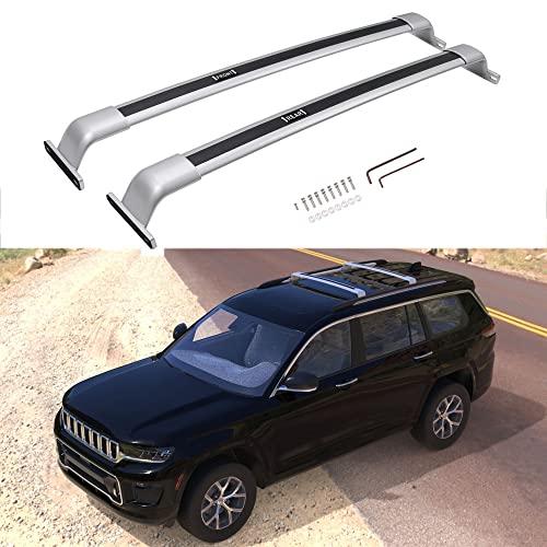 ジープグランドチェロキーL 2021 2022 2023ルーフラックカーゴアクセサリーに適合するHEKAクロスバー B09N6ZCCKK