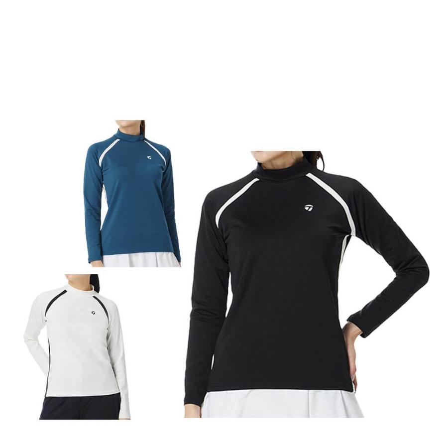 ゴルフウェア　テーラーメイド レディース ウィンドブロック 長袖 モックネック シャツ TL553 [2025年秋冬モデル] TaylorMade（テーラーメイド） セール♪ レディース ウィンドブロック