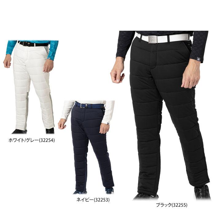 [50％OFF] ゴルフウェア　フットジョイ メンズ 防風 裏起毛 中綿 生地切替 ストレッチ ロングパンツ FJ-F24-P05 [2024年秋冬モデル] FootJoy（フットジョイ） ◇セール♪ メンズ 防風 裏起毛 中綿 生地