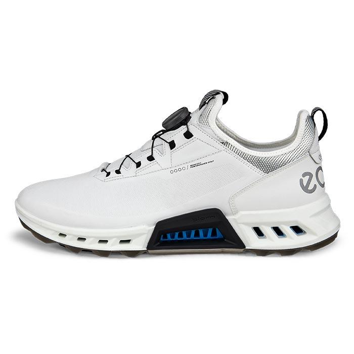 ゴルフシューズ　ECCO エコー メンズ BIOM C4 BOA バイオム C4 ボア スパイクレス ゴルフシューズ 130424 51227 WHITE/BLACK [2024年モデル] バイオム セール♪ ecco エコー メンズ BIOM C4 BOA ボア スパイクレス