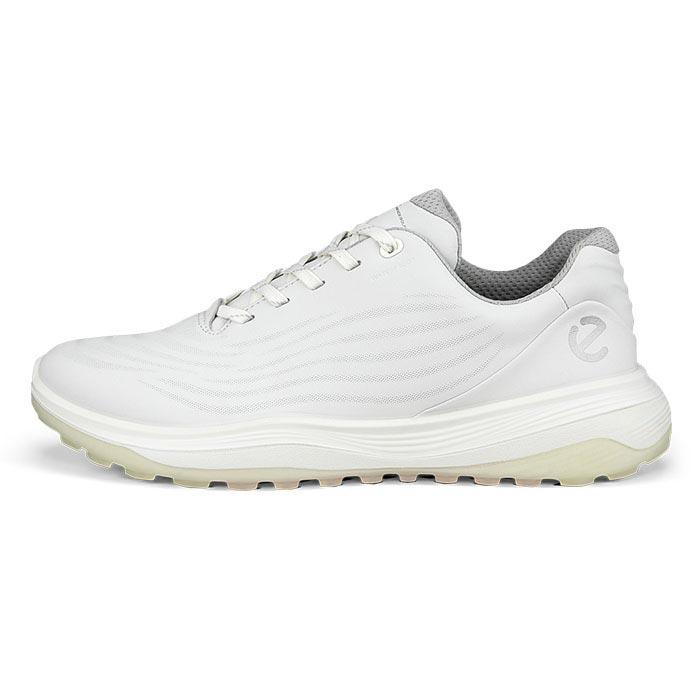 ゴルフシューズ　ECCO エコー レディース LT1 エルティーワン レース スパイクレス ゴルフシューズ 132753 01007 WHITE [2024年モデル] バイオム 2024年モデル ecco エコー レディース LT1 エルティーワン