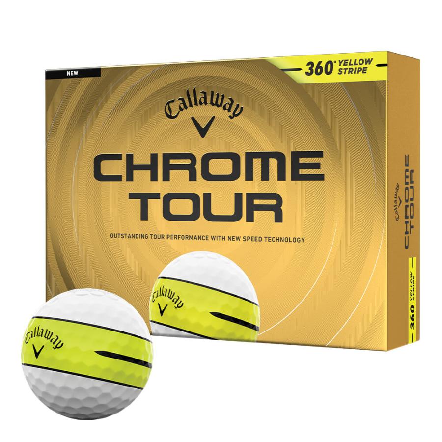 Callaway Chrome Tour ゴルフボール３箱　クロームツアー新品 Callaway（キャロウェイ） 新作 2026年モデル CHROME TOUR クロム