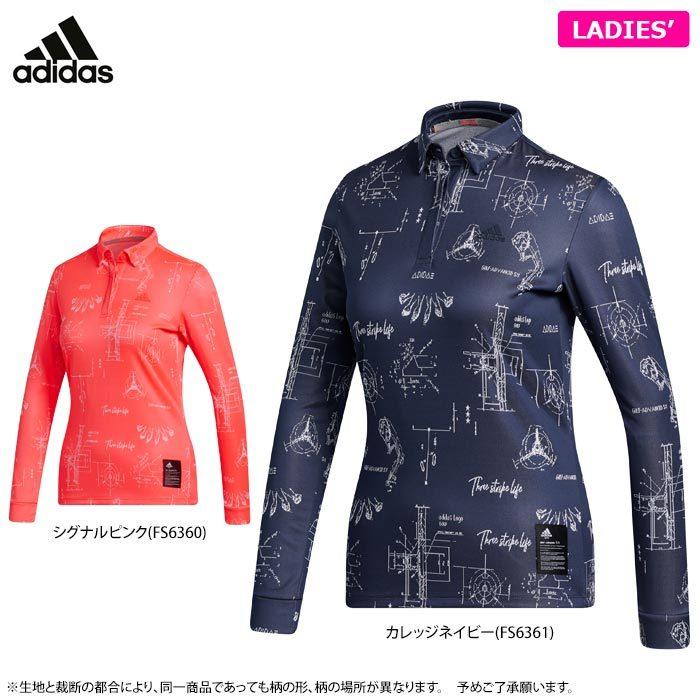 通販 激安 アディダス レディース 総柄 長袖 ボタンダウン ポロシャツ Ins05 年モデル ゴルフウェア 秋冬モデル 69 Off 特価 有賀園 ゴルフ Babylonrooftop Com Au