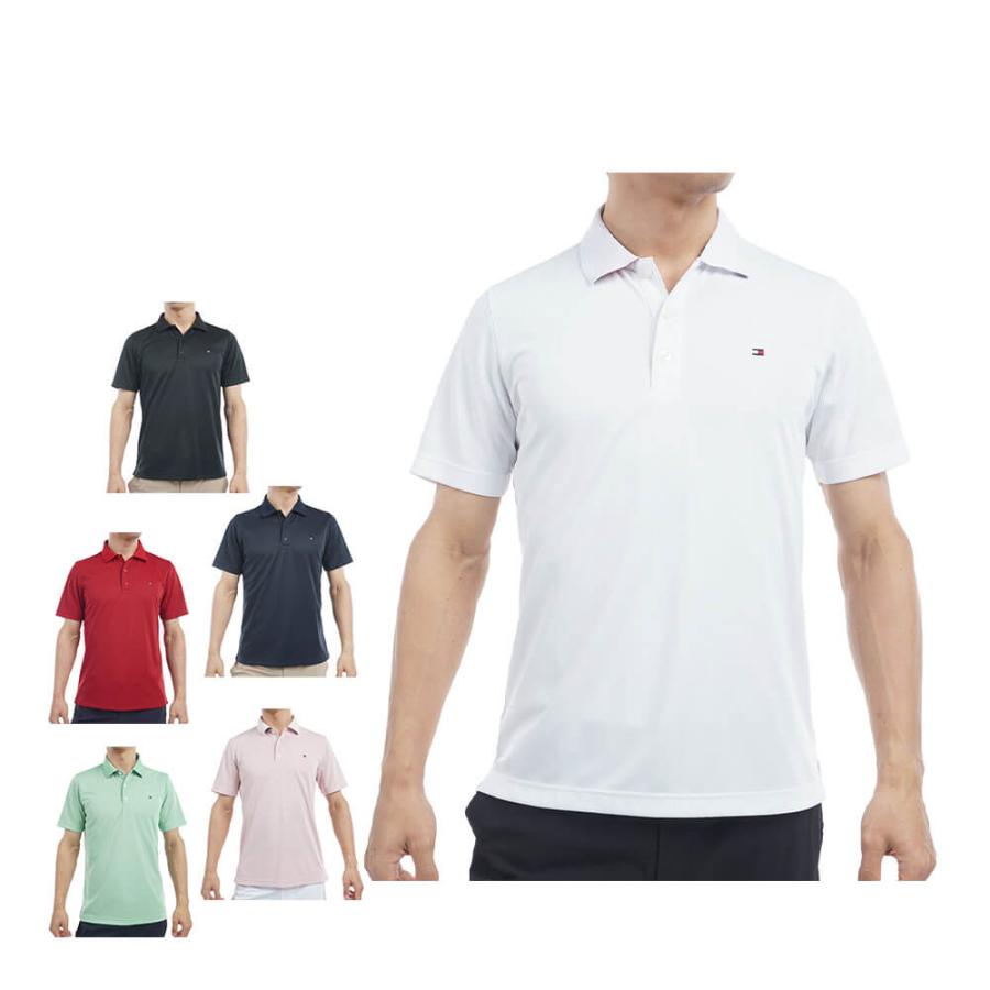 ゴルフウェア　トミー ヒルフィガー ゴルフ メンズ ベーシックフラッグ 半袖 ポロシャツ THMA493 [2025年春夏モデル] TOMMY HILFIGER（トミー・ヒルフィガー） トミー ヒルフィガー ゴルフ