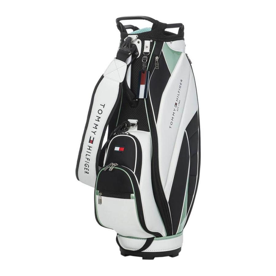 トミー ヒルフィガー ゴルフ ユニセックス カートキャディバッグ スポーツ THMG5SC2 00 ホワイト [2025年モデル] TOMMY HILFIGER（トミー・ヒルフィガー） 2025年モデル トミー