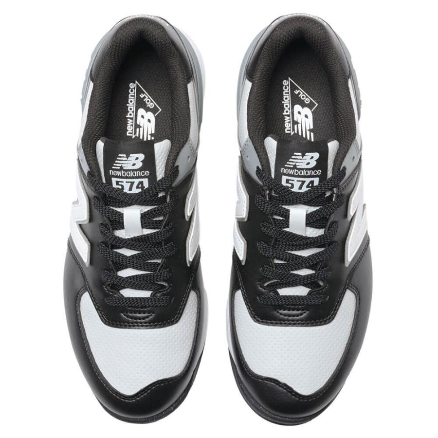 新作 2026年モデル ニューバランス ユニセックス 574 v4 スパイクレス ゴルフシューズ UG574 B4 BLACK/WHITE ゴルフ_4