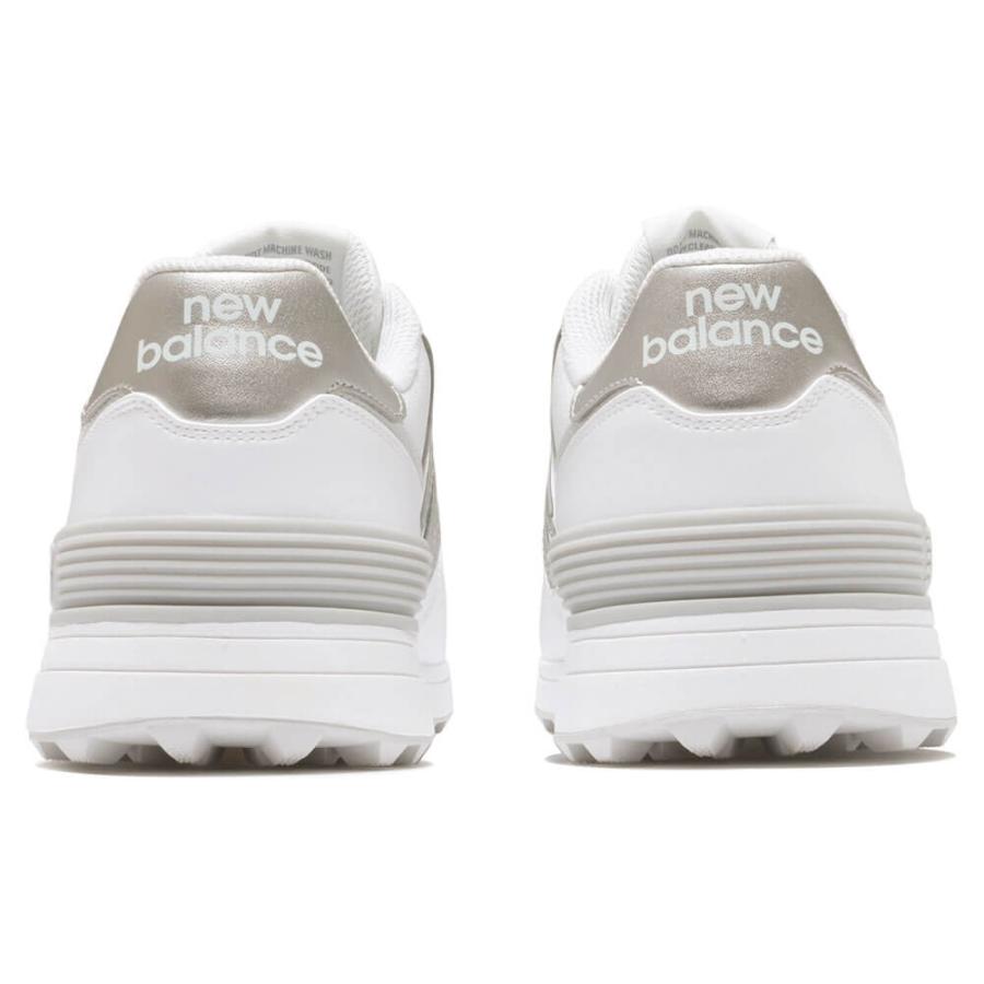 新作 2026年モデル ニューバランス ユニセックス 574 v4 スパイクレス ゴルフシューズ UG574 D4 WHITE/SILVER ゴルフ_5