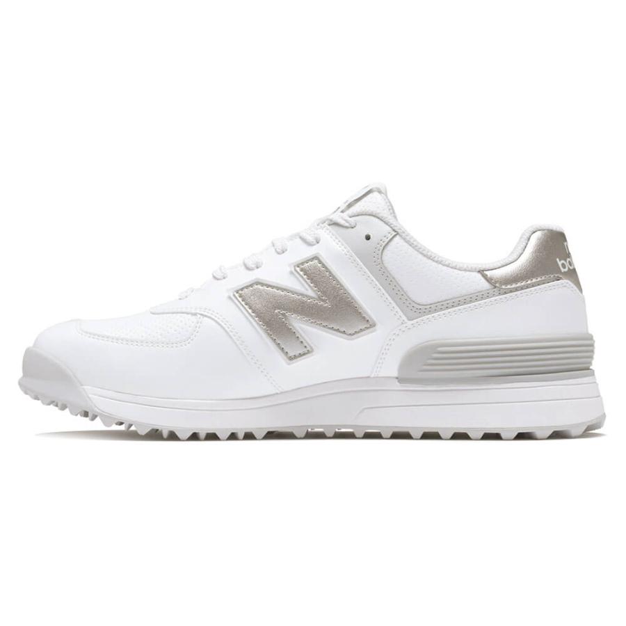 新作 2026年モデル ニューバランス ユニセックス 574 v4 スパイクレス ゴルフシューズ UG574 D4 WHITE/SILVER ゴルフ_6