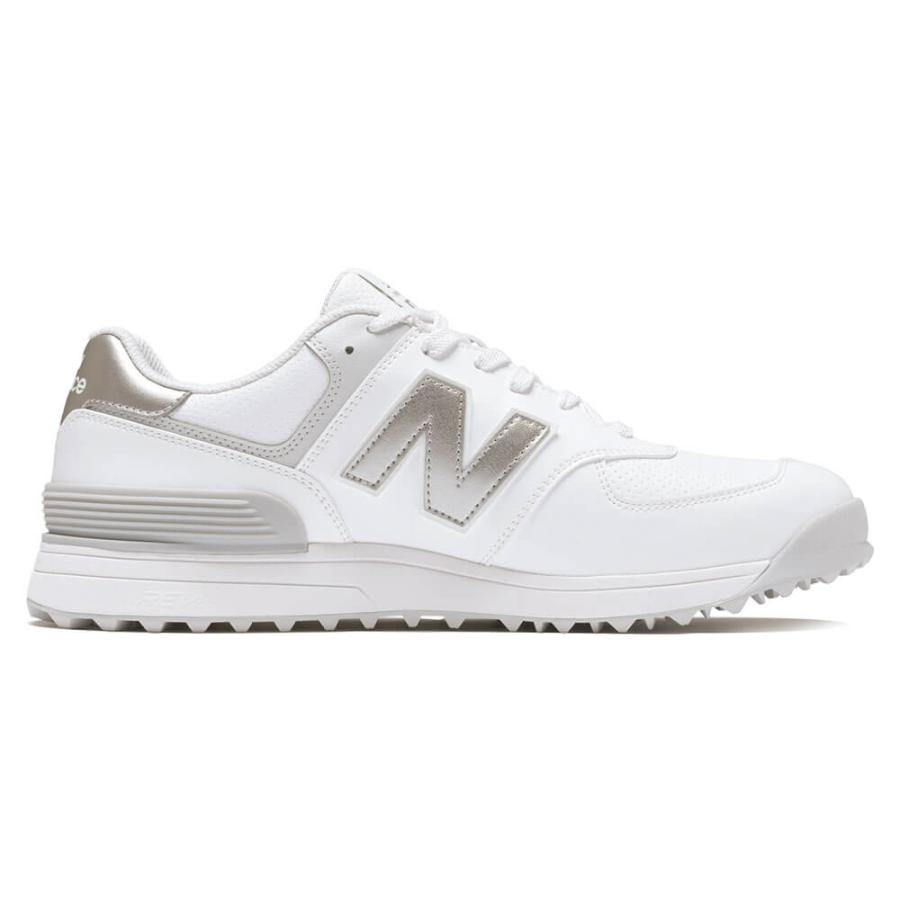 新作 2026年モデル ニューバランス ユニセックス 574 v4 スパイクレス ゴルフシューズ UG574 D4 WHITE/SILVER ゴルフ_7