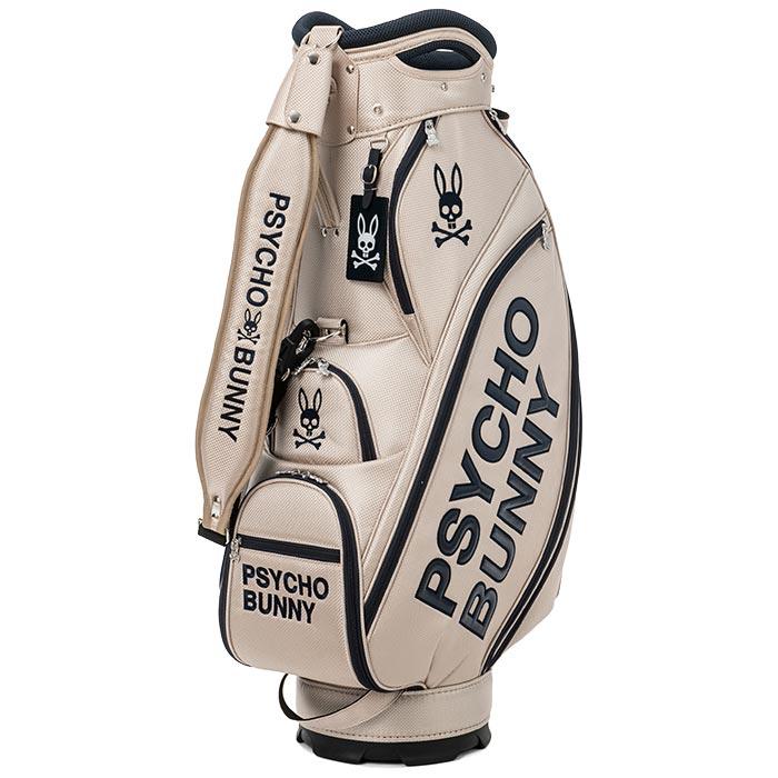 サイコバニー スタンドキャディバッグ BLOCK PB アイボリー 2024秋冬