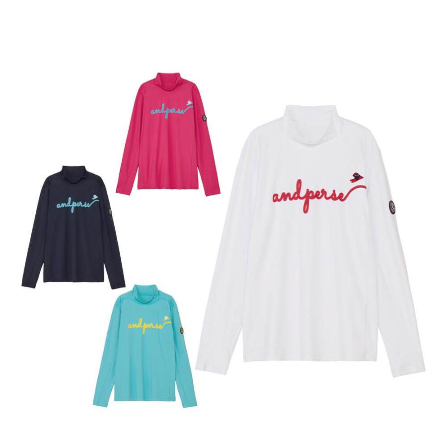 and per se（アンパスィ） セール♪ レディース ストレッチ ロゴ