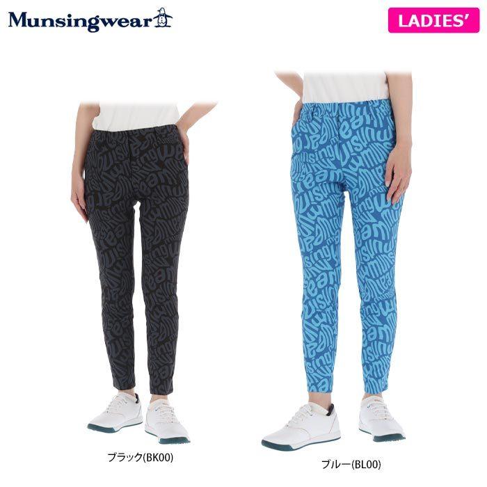 MUNSINGWEAR 美脚パンツ 総柄 ゴルフ スラックス