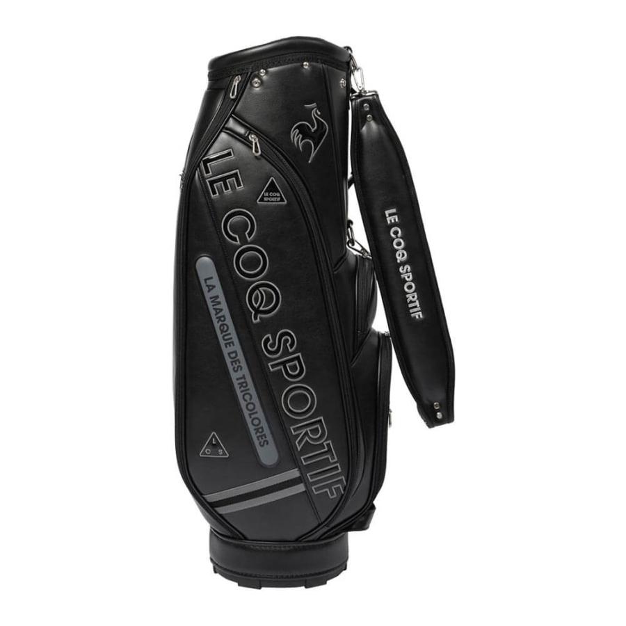 K316 美品 lecoq sportif キャディバッグ　ブラック 美品 le coq sportif キャディーバッグ 良好 黒 すぐ使える ルコック