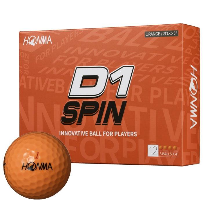 HONMA GOLF（本間ゴルフ） セール♪ D1 SPIN ゴルフボール 1ダース 12 