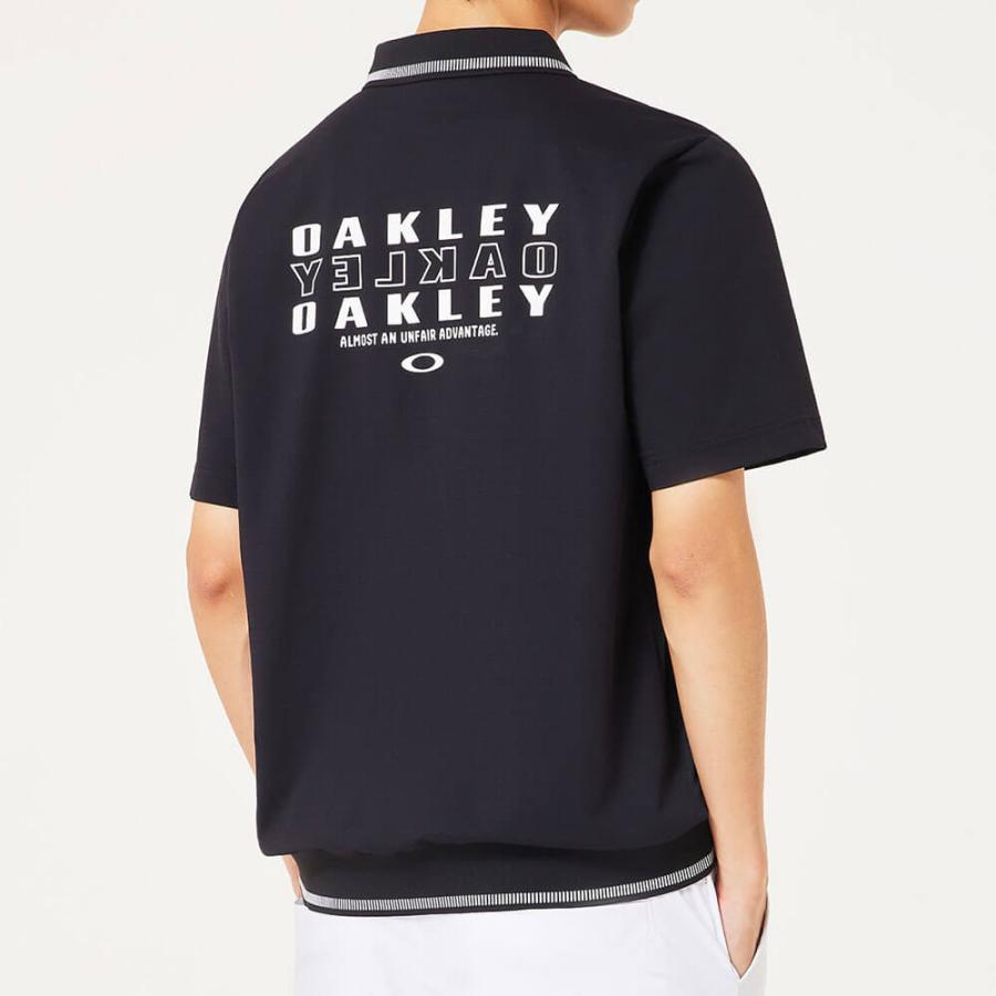 OAKLEY（オークリー） セール♪ メンズ ロゴプリント 半袖 リブ衿