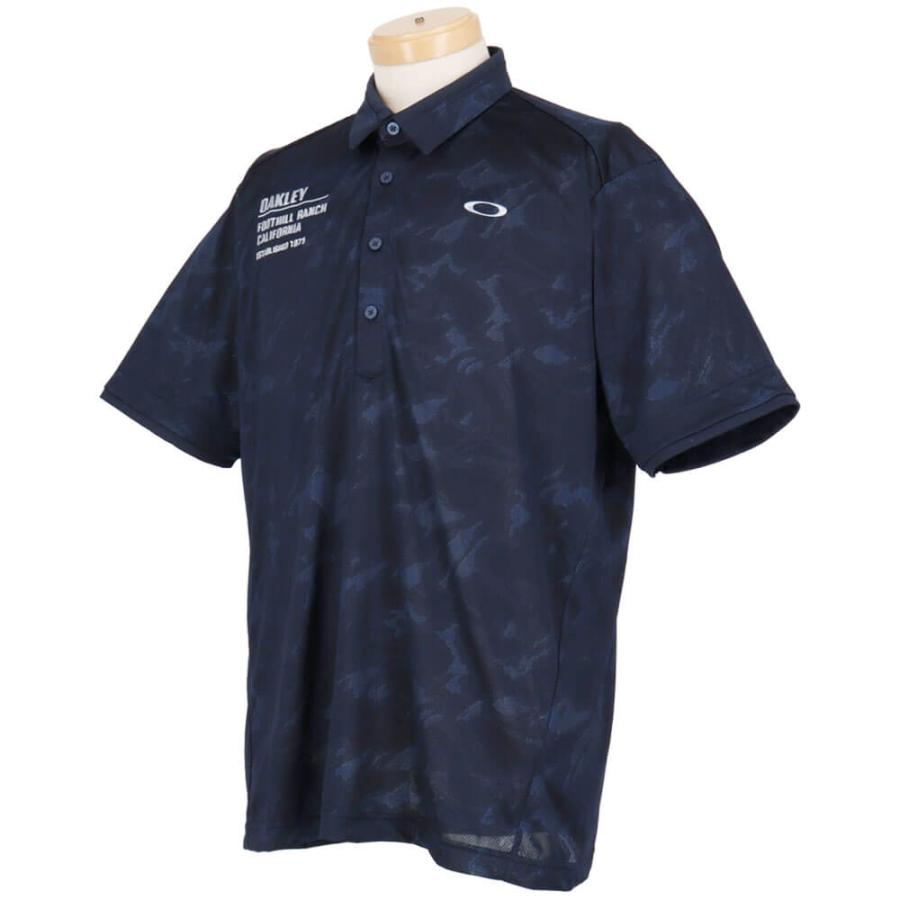 OAKLEYゴルフウェア ポロシャツ FOA409093【2026年春夏モデル】 OAKLEY（オークリー） 新作 メンズ ロゴ刺繍 半袖 ポロシャツ