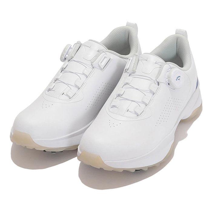 キャロウェイ　メンズ AERO SPORT エアロスポーツ ソフトスパイク ゴルフシューズ C24996110 1031 ホワイト/ブルー [2024年モデル] Callaway（キャロウェイ） セール♪ メンズ AERO SPORT エアロスポーツ