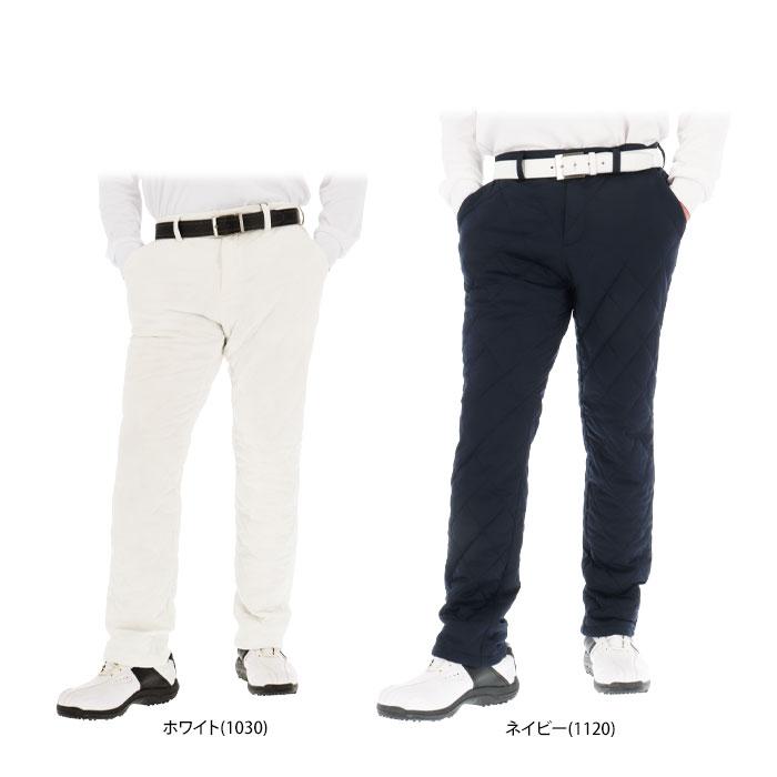 キャロウェイ キルト中綿ボンディングパンツ（サイズL) Callaway（キャロウェイ） セール♪ メンズ 撥水 防風 ロゴ刺繍