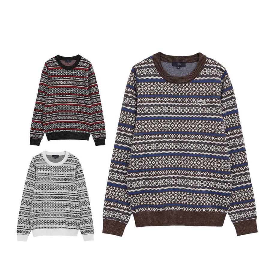 Callaway（キャロウェイ） セール♪ レディース ノルディック柄 長袖