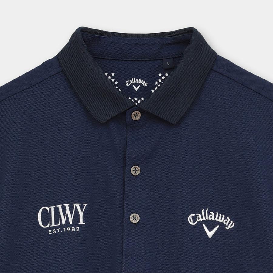 Callaway ☆ポロシャツ☆新品・未使用☆ Callaway（キャロウェイ） セール♪ 新作 メンズ ビッグ鹿の子 台衿