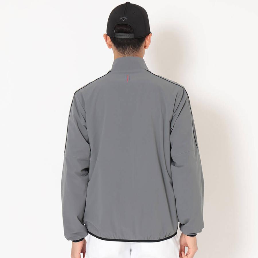 Callaway 8WAY ストレッチ ジャケット グレーLサイズ Callaway（キャロウェイ） 新作 メンズ 8WAYストレッチ 撥水 リップ
