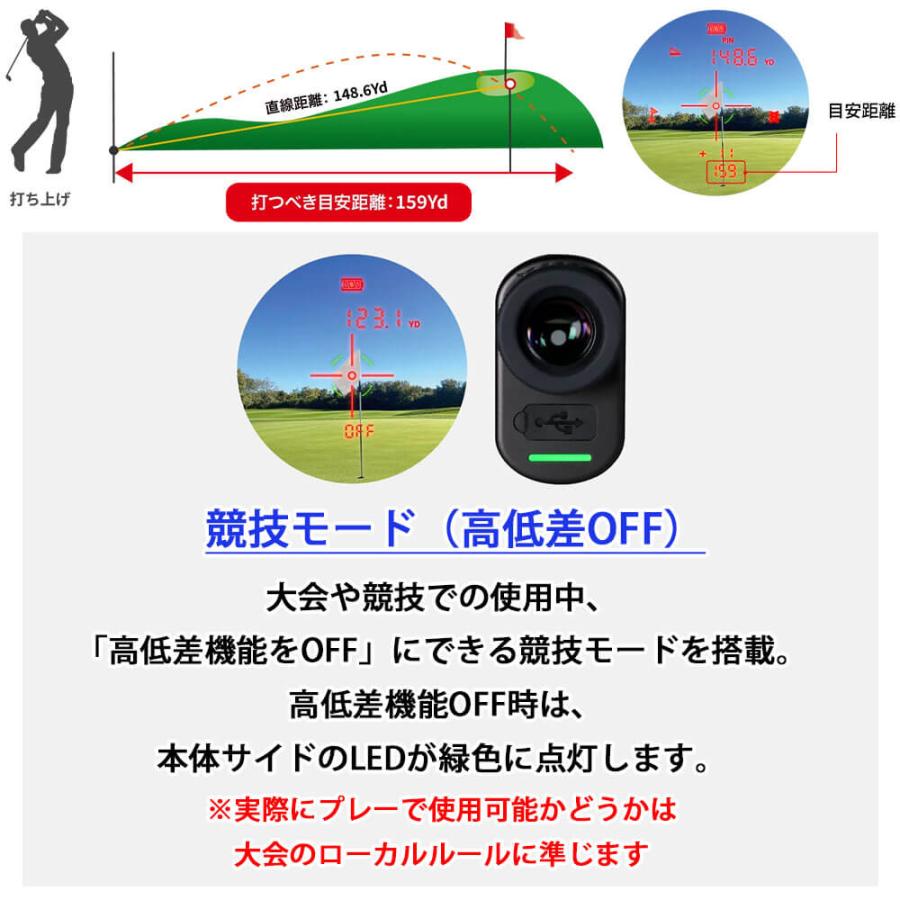ショットナビ レーザー距離計 Shot Navi STEADY ステディ ブラック