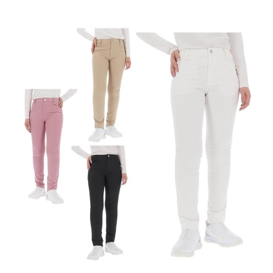 ゴルフウェア　ニューバランス レディース ロゴ刺繍 ストレッチ スリム ロングパンツ 012-5231501 [2025年秋冬モデル] New Balance（ニューバランス） セール♪ レディース ロゴ刺繍