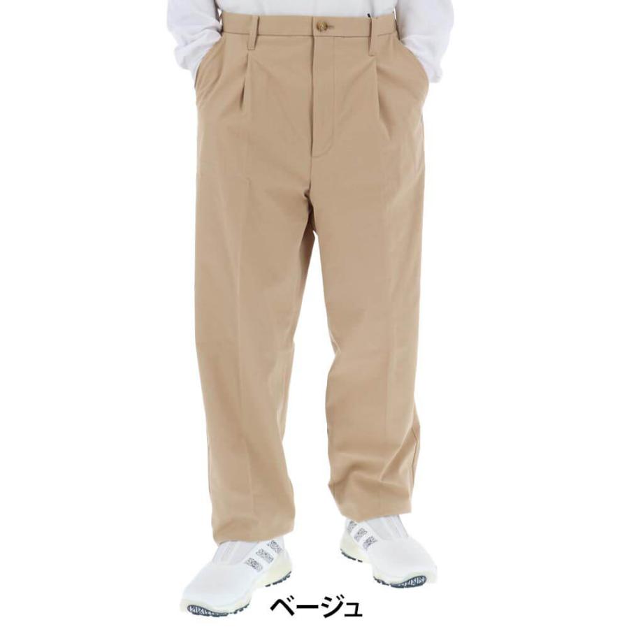 セントアンドリュース、ゴルフホワイト花柄パンツ（刺繍付き） セントアンドリュース、ゴルフホワイト花柄パンツ（刺繍付き） セント