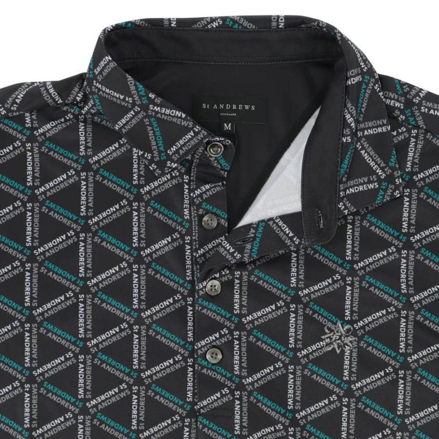 St ANDREWS セントアンドリュース　ポロシャツ LL St ANDREWS 新作 セントアンドリュース メンズ トライアングルロゴ