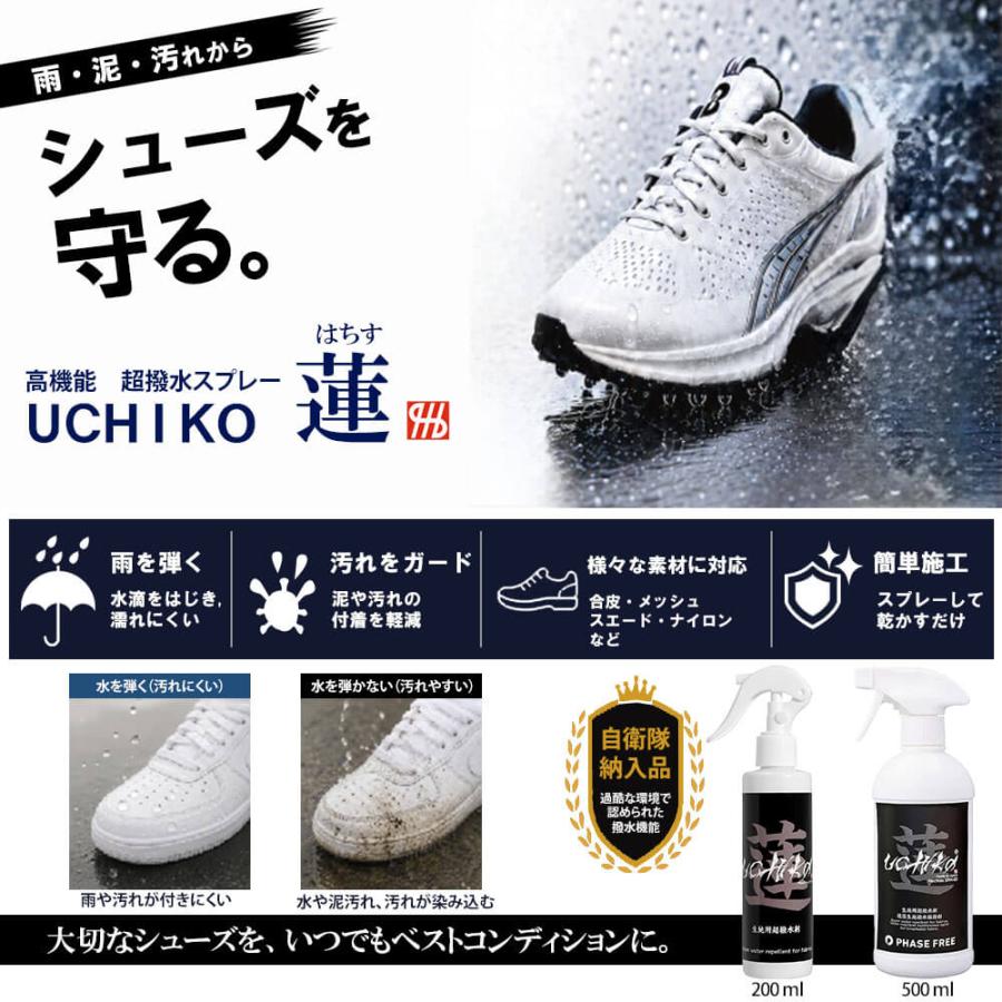 uchiko HACHISU 蓮 超撥水スプレー 生地繊維用 200ml ゴルフ : 有賀園