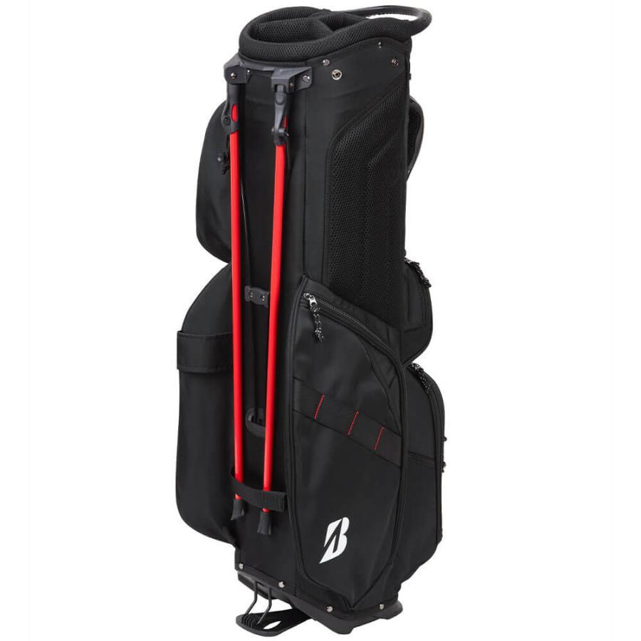 ブリヂストン ゴルフ キャディバッグ 軽量スタンド CB2525 ブラック BRIDGESTONE GOLF 送料無料 2025 ブリヂストン メンズ 軽量 スタンド