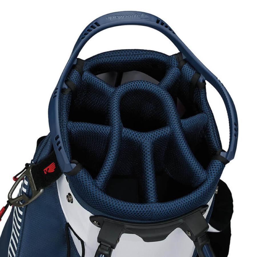 新品未使用TaylorMade スタンドバッグ ネイビー/レッド　ネームタグ付 楽天市場】テーラーメイド ゴルフ プロスタンド スタンドバッグ