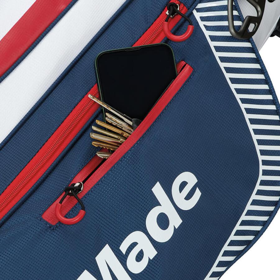 新品未使用TaylorMade スタンドバッグ ネイビー/レッド　ネームタグ付 楽天市場】テーラーメイド ゴルフ プロスタンド スタンドバッグ