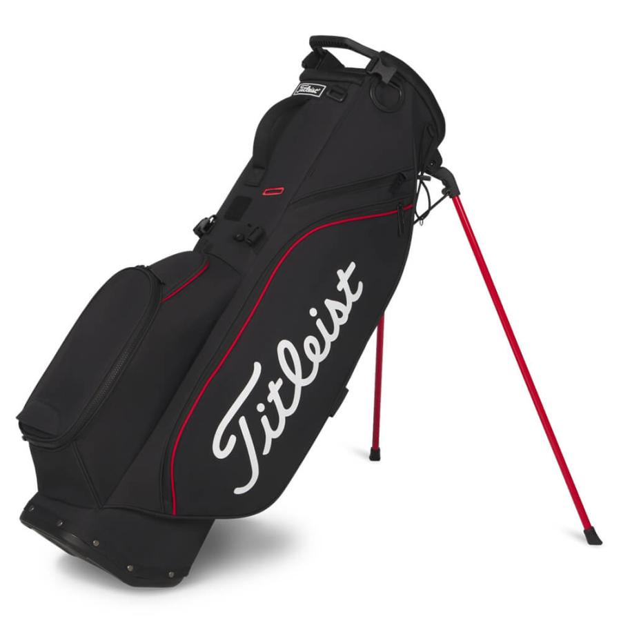 Titleist ゴルフバッグ ブラック　キャディバック Titleist（タイトリスト） キャディバッグ メンズ ジェットブラック