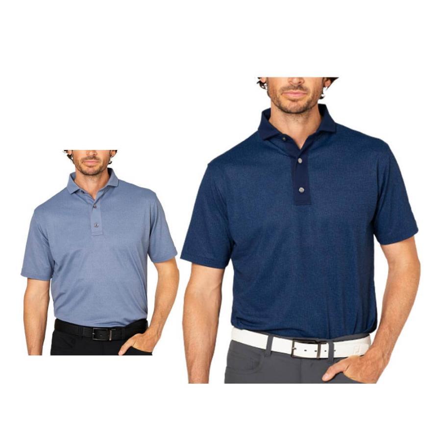 FootJoy（フットジョイ） 送料無料 メンズ ワイドカラー鹿の子 半袖