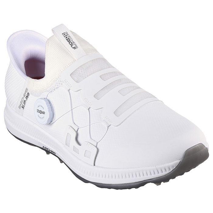 送料無料 スケッチャーズ メンズ GO GOLF ELITE 5 SLIP-INS エリート5 スリップイン スパイクレス ゴルフシューズ 214066 WHT WHITE の商品画像