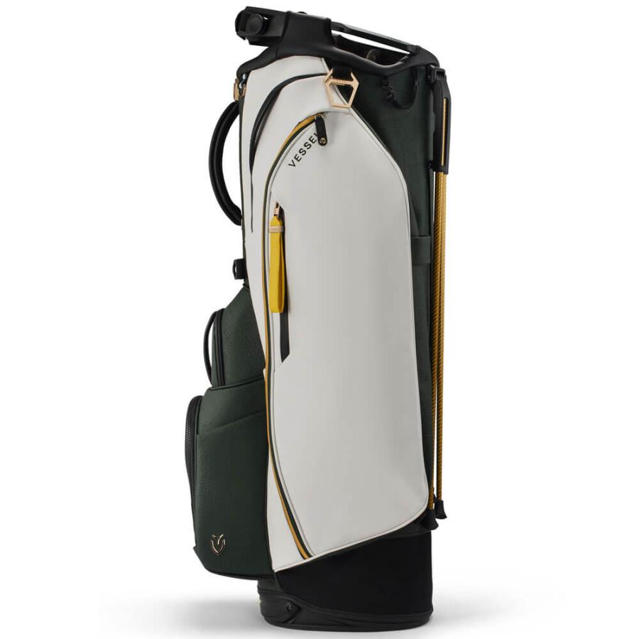 ★新品未使用　Player 5.0 PRO ゴルフバッグ ブラック/ゴールド VESSEL 【限定品】 ベゼル 正規品 Player 5.0 Pro Stand Bag プロ