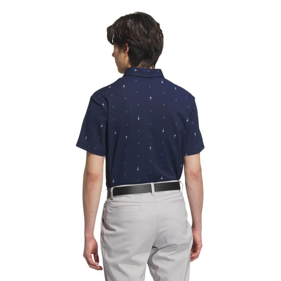 【新品未使用】#FR2GOLF メンズ　半袖ポロシャツ　ゴルフウェア　Ｌ adidas（アディダス） 送料無料 メンズ モノグラム 半袖 ポロシャツ