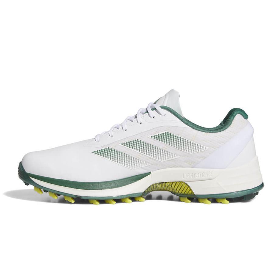 adidas LIGHTSTRIKE ゴルフシューズ ホワイト/グリーン adidas（アディダス） 送料無料 2025 メンズ ADIZERO ZG 25 スパイク