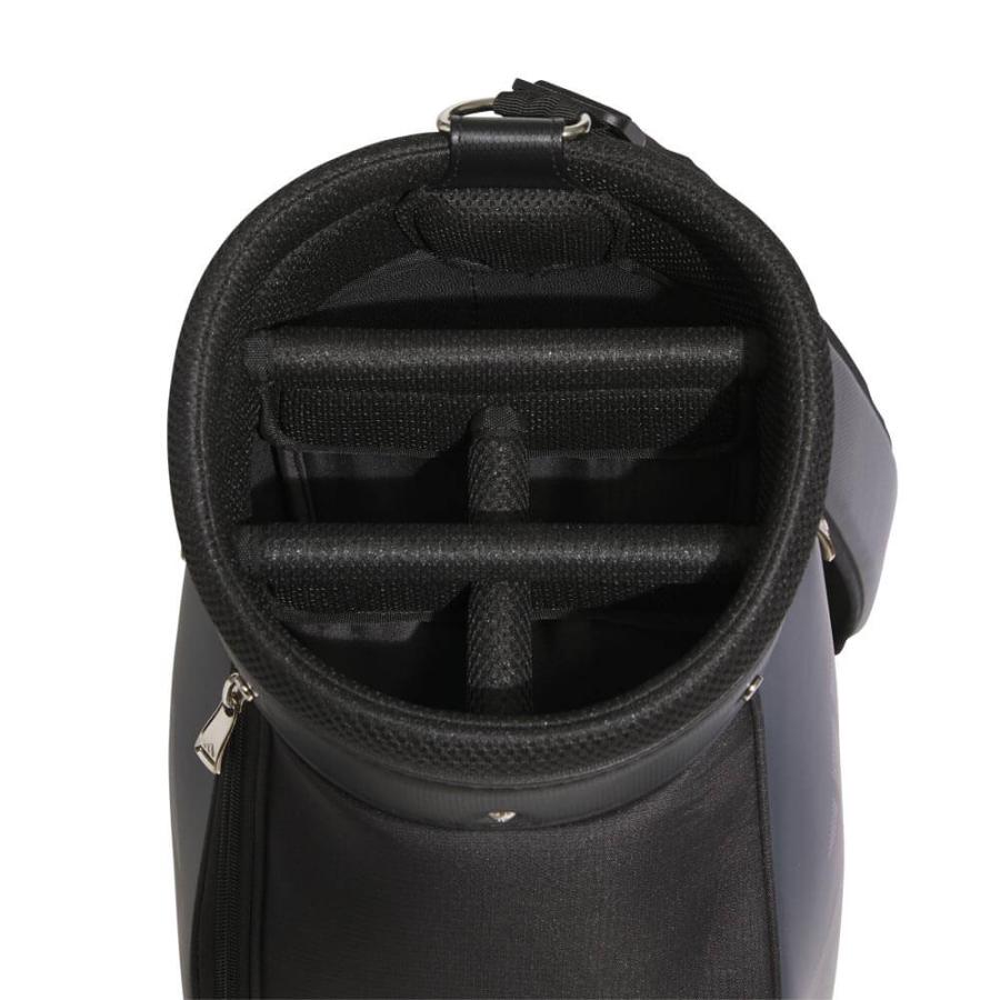 adidas キャディバッグ ブラック/グレー ヨドバシ.com - adidas XA217 BK [キャディバッグ 2.9kg 9.5型 47