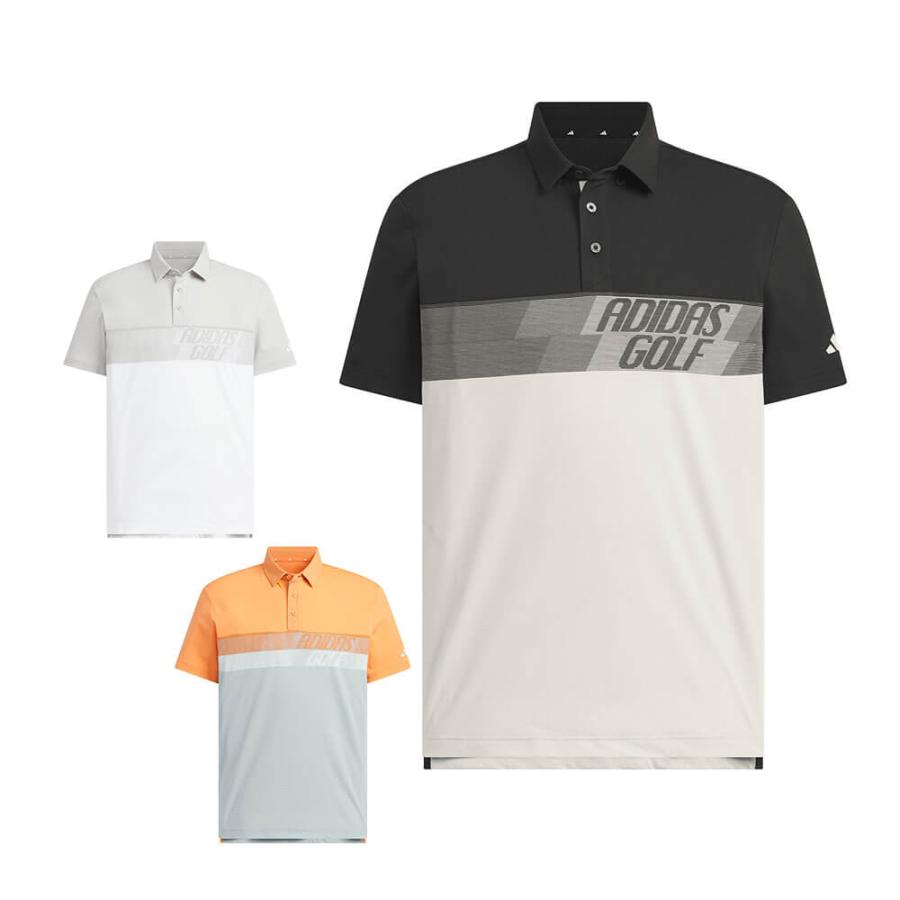 adidas（アディダス） 送料無料 メンズ カラーブロック ボタンダウン 半袖シャツ RG650 ゴルフウェア 2026年春夏モデル ...