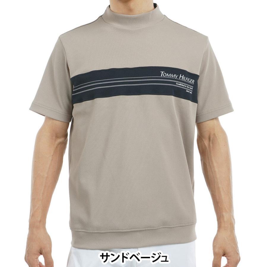 トミーヒルフィガーゴルフ モックネック総柄半袖 Lベージュ 30％OFF】[トミー ヒルフィガー ゴルフ]レディース フロントロゴ 半袖