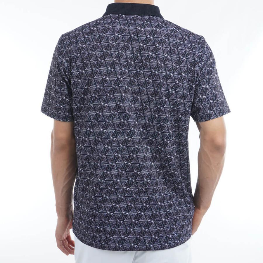 ゴルフウェア　トミー ヒルフィガー ゴルフ メンズ ヨットプリント 半袖 ポロシャツ THMA519 [2025年春夏モデル] TOMMY HILFIGER（トミー・ヒルフィガー） 送料無料 トミー