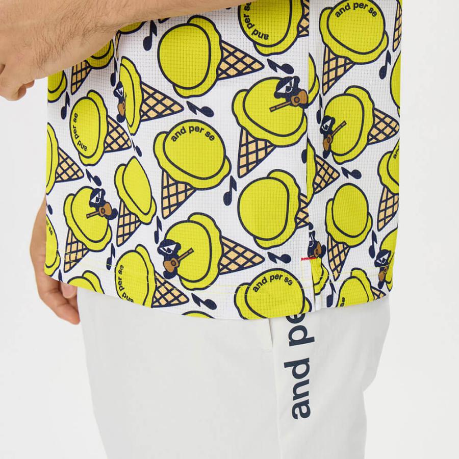 and per se（アンパスィ） 送料無料 メンズ COOL is COOL プリンテッド