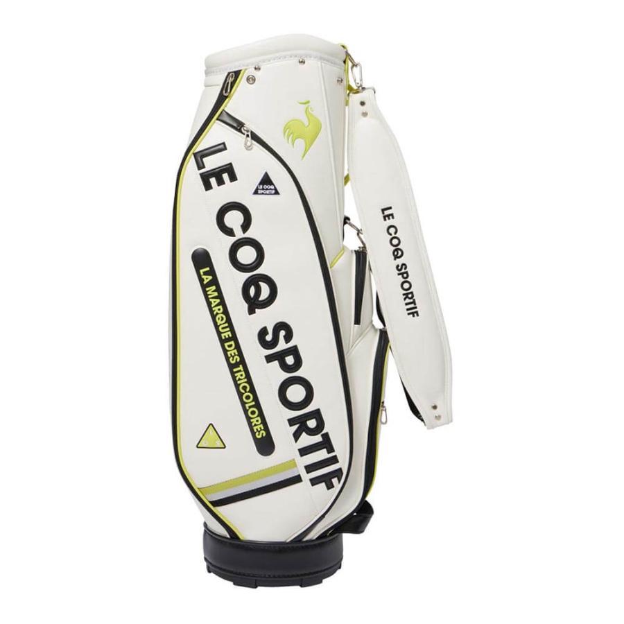 ルコック　レディース マットデザイン キャディバッグ LG5FCB02L WH00 ホワイト [2025年モデル] le coq sportif（ルコックスポルティフ） 送料無料 ルコック