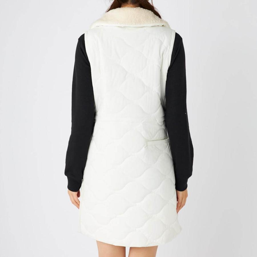 ゴルフウェア　フィラ レディース 中綿 ノースリーブ フルジップ ワンピース 795-403 [2025年秋冬モデル] FILA（フィラ） 送料無料 レディース 中綿 ノースリーブ フルジップ